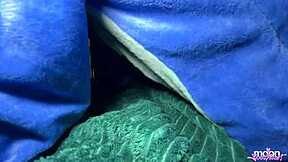 thunderstorm scared me under stepdad's blanket now he's fucking me rough pov