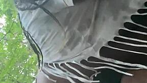 wanna bust your nut all over my big ebony ass cheeks in nature?