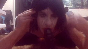 Tranny 881 teases daddy with her steamy 69 position play