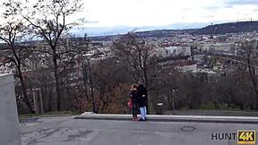 red-haired czech teen slut takes cash to suck stranger while boyfriend watches hidden cam