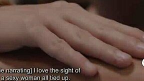 Bound Big Tits Teen Licks and Squirts for Lesbian Friend's Pleasure