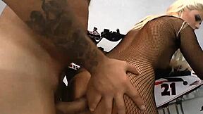 Ionella Dantes trembles with ecstasy during brutal anal pounding