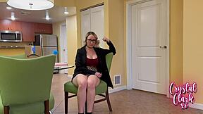 Stepmom gets fired then blackmailed for blowjob doggystyle milf taboo sex