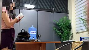 Nympho secretary fucks music professor