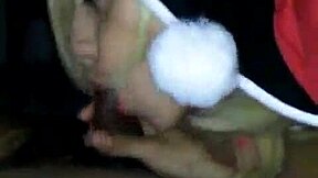 the blowjob queen claims her dick sucking throne with deepthroat royalty on big black cock