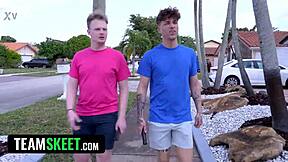 stepsisters caught in toilet, now suck our cocks or get blackmailed into public gangbang?