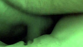 close-up view of babysitter milfs tight pussy stretched by huge cock then creampied