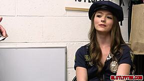 i can't stop thinking about sucking officer rusty's cock in that store bust