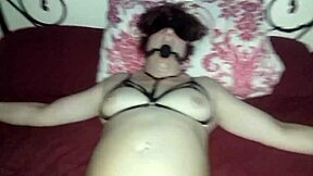 Bound Blindfolded Redhead Milf Tied To Bed Stranger