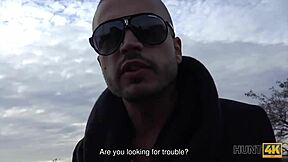 red-haired czech teen slut takes cash to suck stranger while boyfriend watches hidden cam