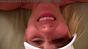 Fit amateur blonde hotwife Mindy rides cock cowgystyle in dirty workout