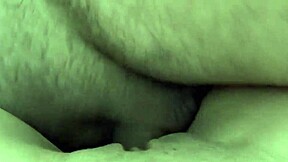 close-up view of babysitter milfs tight pussy stretched by huge cock then creampied