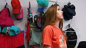 Flag bearer confronts terrifying backroom cop domination in submission roleplay