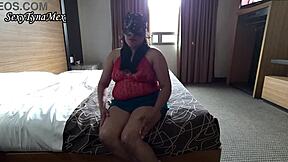 horny latina bbw in miniskirt joins amateur casting for homemade sex