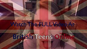 British teen's sloppy deepthroat and huge tit wank explosion