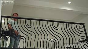 Redhead erin everheart begs best friend for first dp on bed