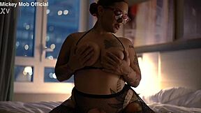 Santana Red's Huge Juicy Latina Ass Shakes Nonstop In Closeup