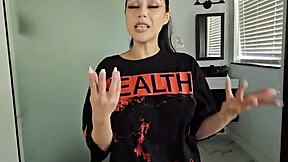 Goth step sis penelope reed begs for my cum in her dirty spell ride