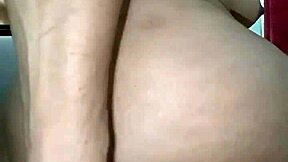 a puta stuffs ass with eggplant and bottle until she squirts hard