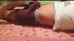 Desi indian feet job strokes cocks teasing pussy lick