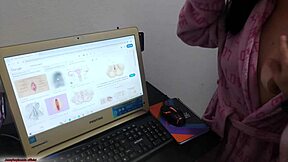 Stepmom Milf's Natural Tits Shine in Anatomy Handjob Sex Lesson