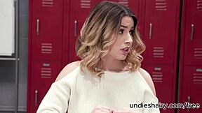 busty teacher rachael forces chanel camryn to lick n fuck her wet hairy pussy!!