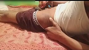 Desi indian feet job strokes cocks teasing pussy lick