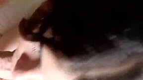 Curvy latina teen deepthroats monster cock for cum