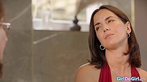 i dive into my college gf's hairy wet pussy licking her to orgasm