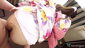 japanese aki igarashi's kimono orgasm building??