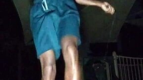 Gym Teacher Tempts Stepdad in Dorm Workout Room