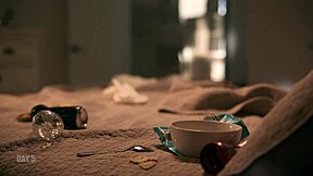 whoa, blue haired girl possessed and scissoring roommate wildly now