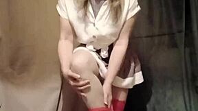 i striptease caress myself with magic wand in auto session