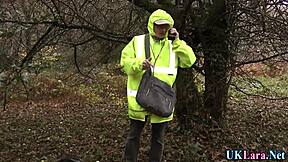 hey classy british milf in stockings rips clothes drips cum from monster cock