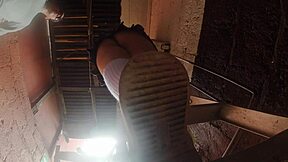 profesor sneaks upskirt peeks at his busty latina students' asses in class