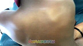 super hot amateur bbw takes big long cock deep in fat pussy until creampie explosion!