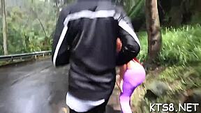 omg this ladyboy's big ass takes monster cock anal so sloppy 💦🍑