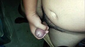 Man Strokes Hard Cock Close-Up Until Explosive Creampie Finish