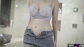 valentina nappi gags humiliated on huge cock face fuck domination