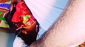 INDIAN STEP DAUGHTER RIDES STEPDAD WITH TELUGU DIRTY TALK