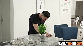 Me n stepcousin fuckin hard behind stepuncle back dont tell hehe big cock inside