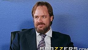 Raven Bay Takes Markus Dupree's Anal Pounding In Office Heels Stockings Buttplug Fantasy