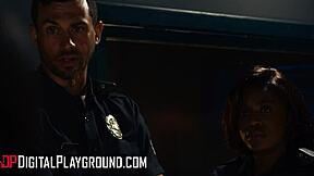 man i love watching nicole kitt get pounded hard on that interrogation table by huge cock