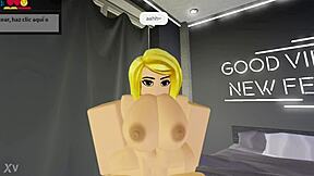 Loquita Rubia Craves My Massive Cock Riding Hard