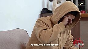 friends bet on swapping girlfriends ends in swinger ass licking?