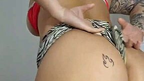 petite brunette fingers wet pussy and twerks ass hard on video call