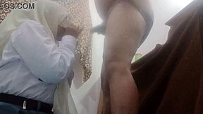 indonesian college girl sucks cock uniform deep until hot cum fills her mouth ass to mouth