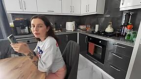 Your boyfriend won't mind me gaping fucking your oiled ass stepsis slut