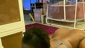 Ebony CT rapper shows off her pretty pussy solo