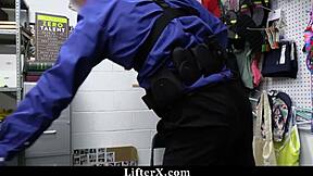 ALINA WEST'S Threats FAIL as OFFICER MIKE Finds Stolen Goods and DEMANDS Blowjob PUNISHMENT